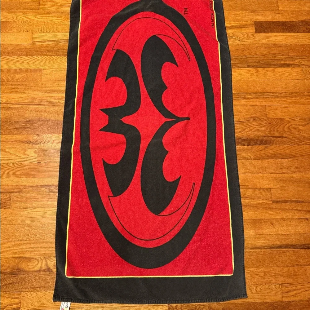1997 90s Batman Forever Beach Towel vintage rare movie promo DC Comics Marvel